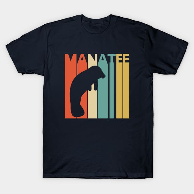 Funny Vintage Manatee Lover Gift T-Shirt by GWENT